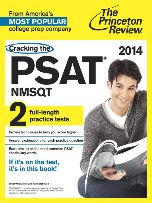 Title details for Cracking the PSAT/NMSQT with 2 Practice Tests, 2014 Edition by Princeton Review - Available
